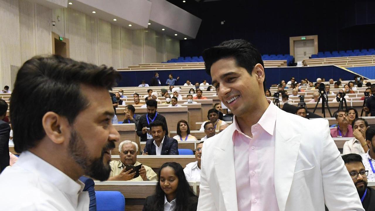 Sidharth Malhotra attends the 'Modi@20' launch, gets inspired by PM Modi's journey
