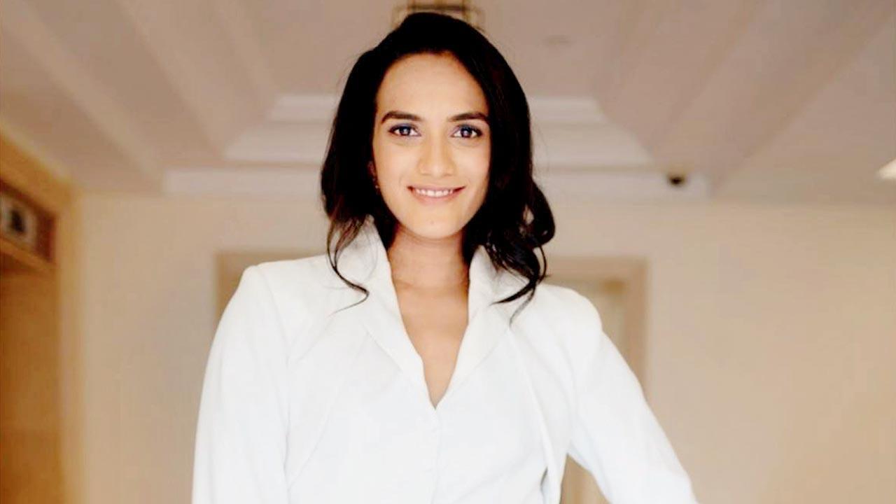 Sindhu is in an all-white mood
