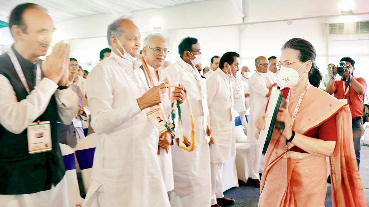 Congress leader Sonia Gandhi calls for urgent reforms in party at Chintan Shivir