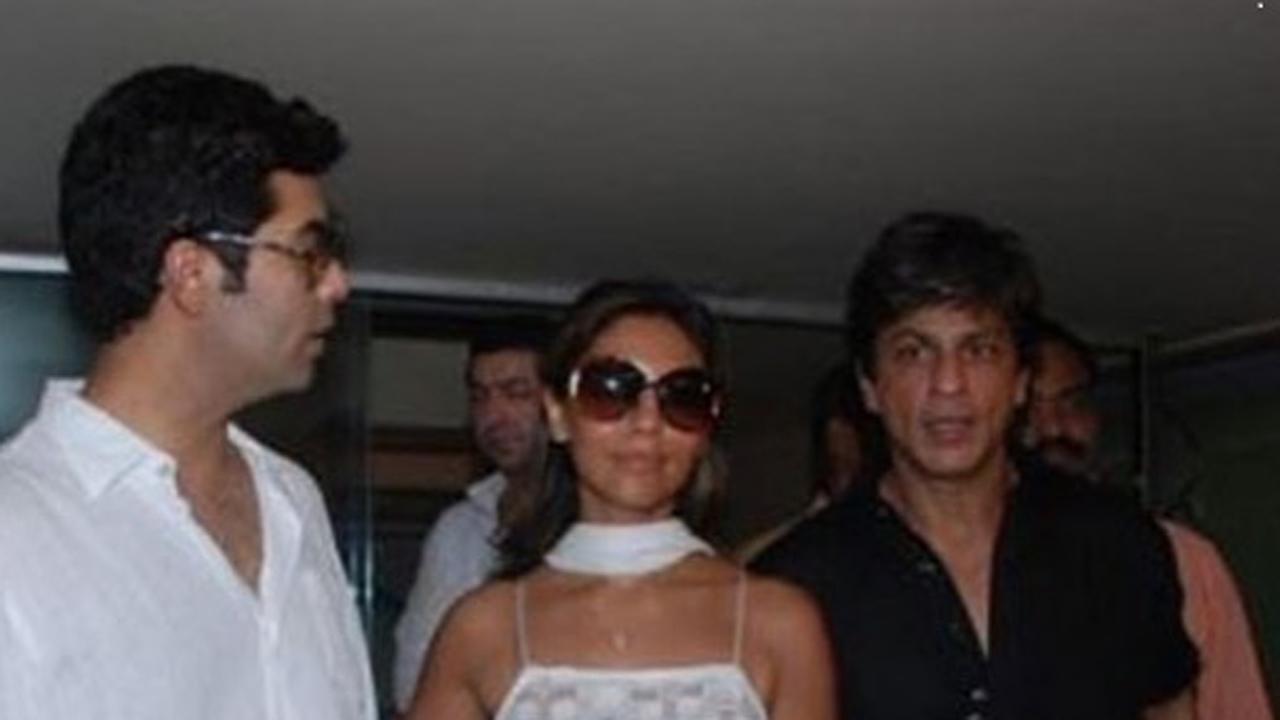 Throwback Thursday: Gauri Khan shares an unseen picture of herself with Karan Johar and Shah Rukh Khan