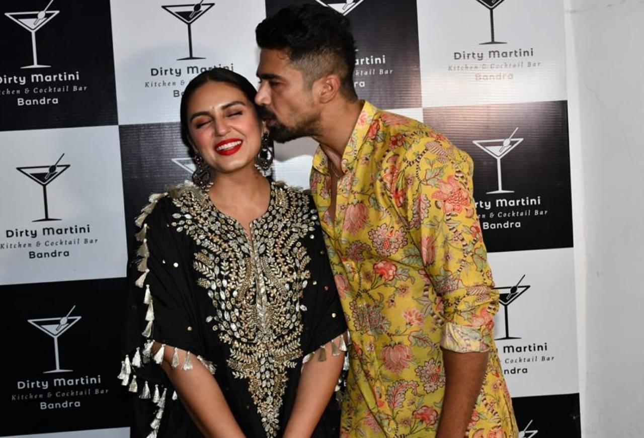 Here was an adorable moment when Saqib Saleem planted a peck on sister Huma Qureshi's cheek at their Eid bash. The two have shared screen space in the 2017-horror film Dobaara.