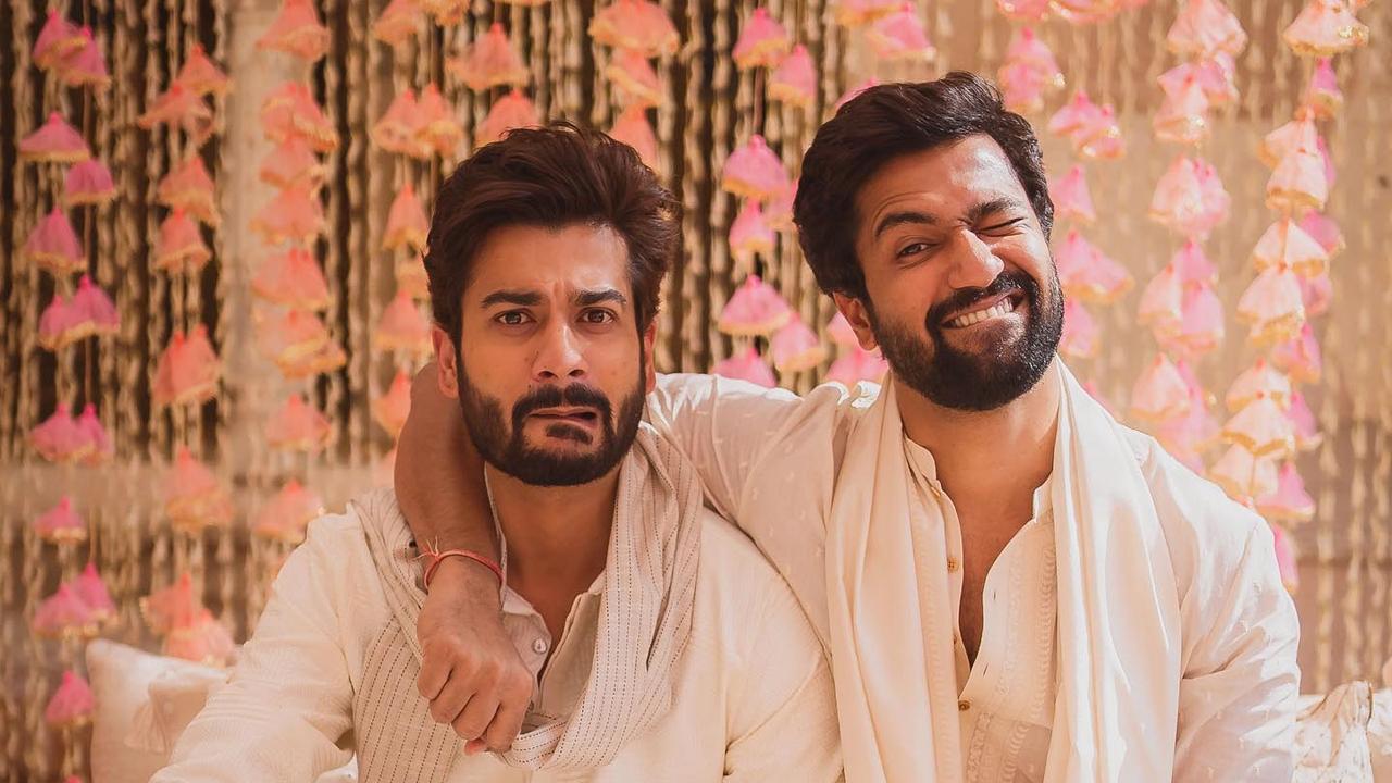 Sunny Kaushal wishes his 'Jaan' Vicky Kaushal on his 34th birthday; shares a picture from his mehendi ceremony