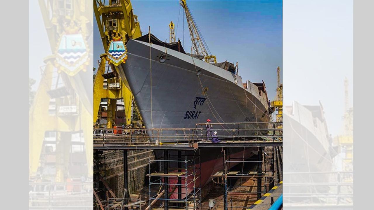 Mumbai: Union Defence minister Rajnath Singh launches 2 indigenously built warships