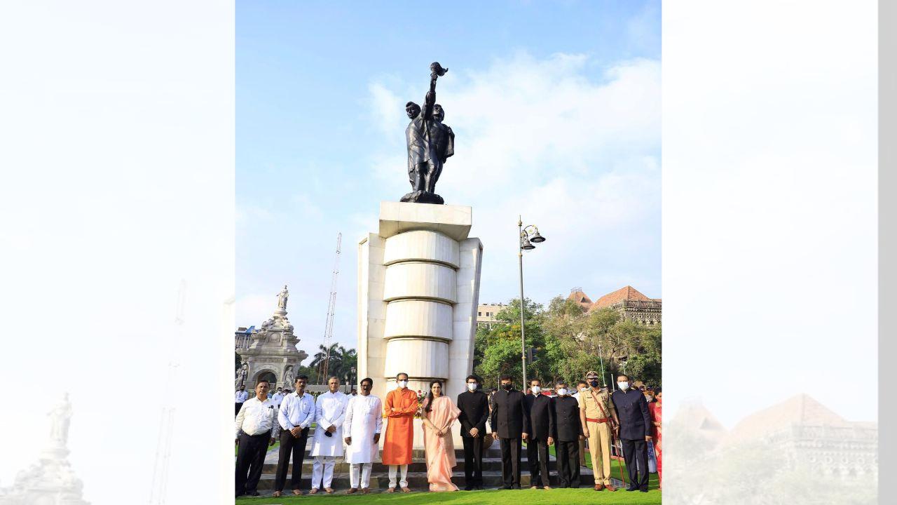 Uddhav Thackeray pays tributes to martyrs on Maharashtra foundation day