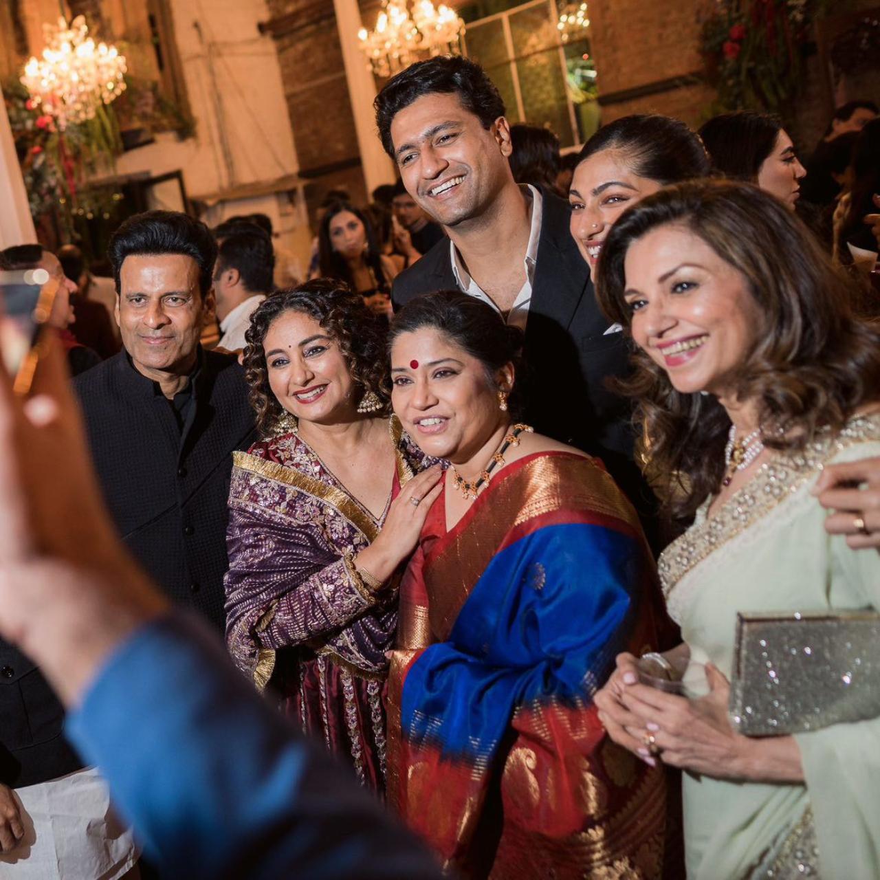 And this one is truly a picture-perfect moment as Vicky Kaushal, Manoj Bajpayee, Divya Dutta, Renuka Shahane, and Kubbra Sait come together for a picture
