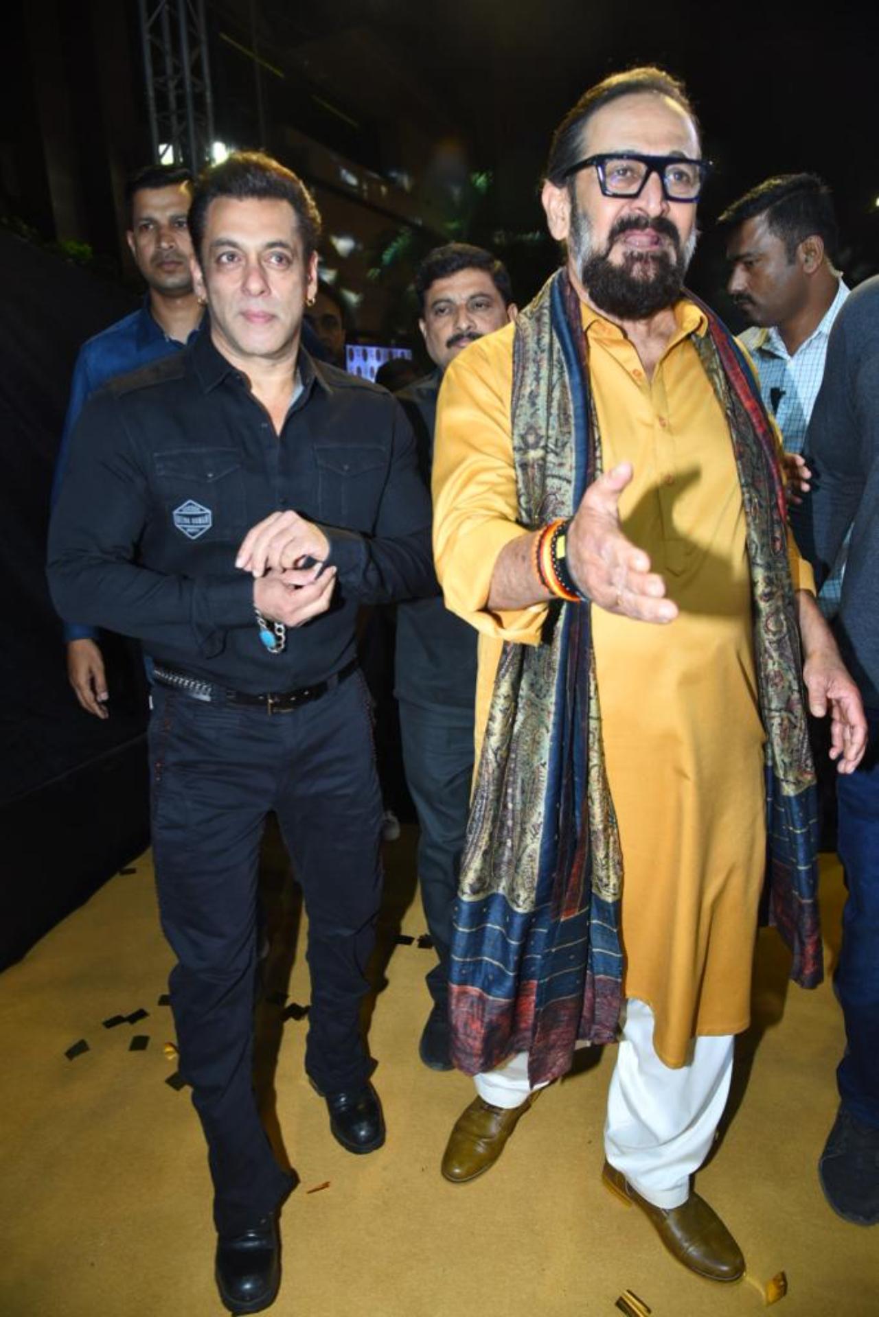 Salman Khan, a close friend of Mahesh Manjrekar, was also present at the launch event to show his support to his friend. Mahesh Manjrekar has directed Salman Khan in the recently released film Antim. The two have also worked as co-actors in multiple films