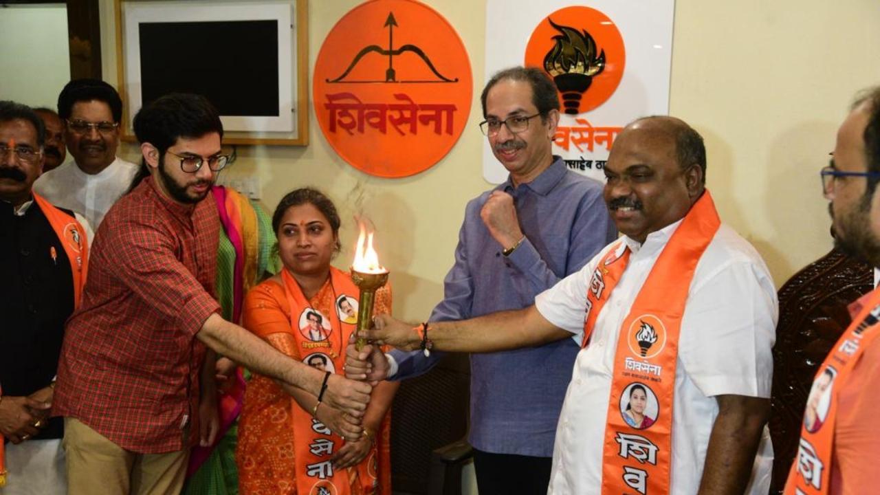 IN PICS: Thackeray-led faction candidate Rutuja Latke wins Andheri East bypoll