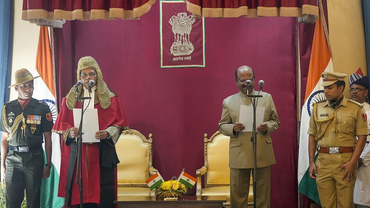 CV Ananda Bose takes oath as West Bengal governor