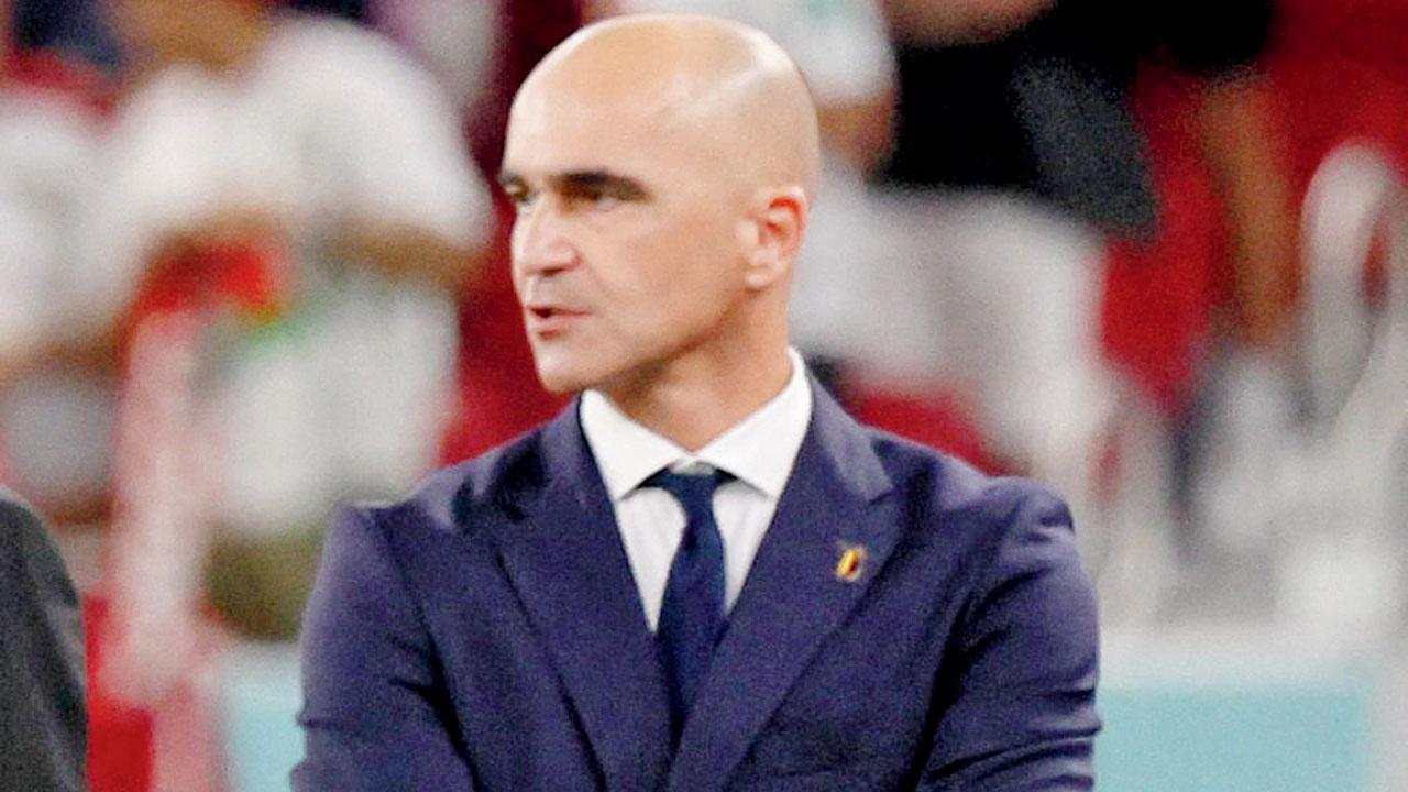 Belgium coach Roberto Martinez