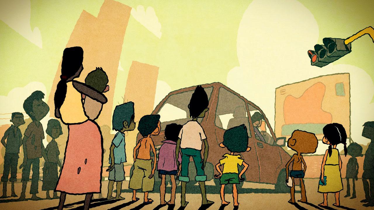 A still from De De, which will be shown at the animation festival