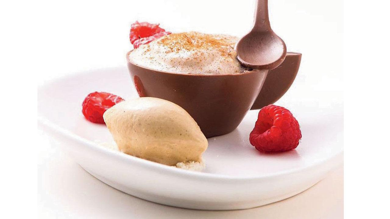 Dirty chai dessert
