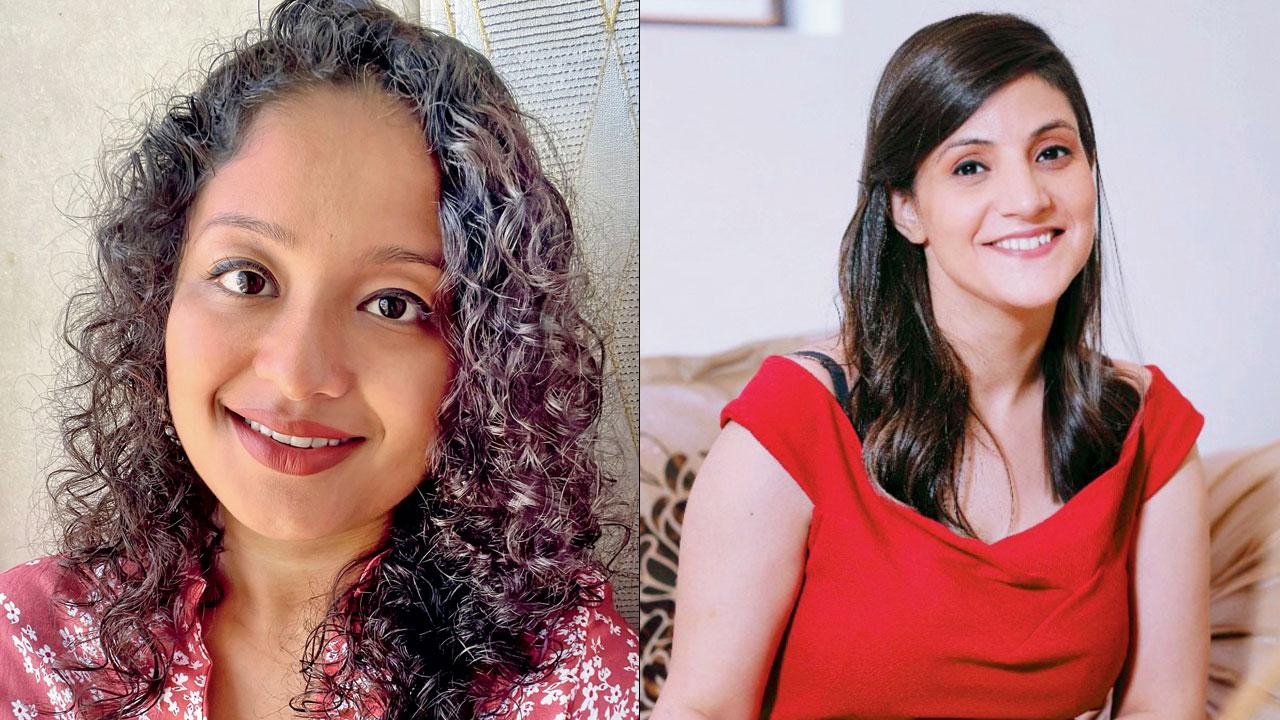 (Left) Disha Manchekar; Arouba Kabir