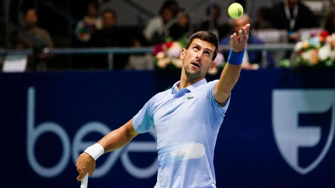 Novak Djokovic begins his Paris title defence in style