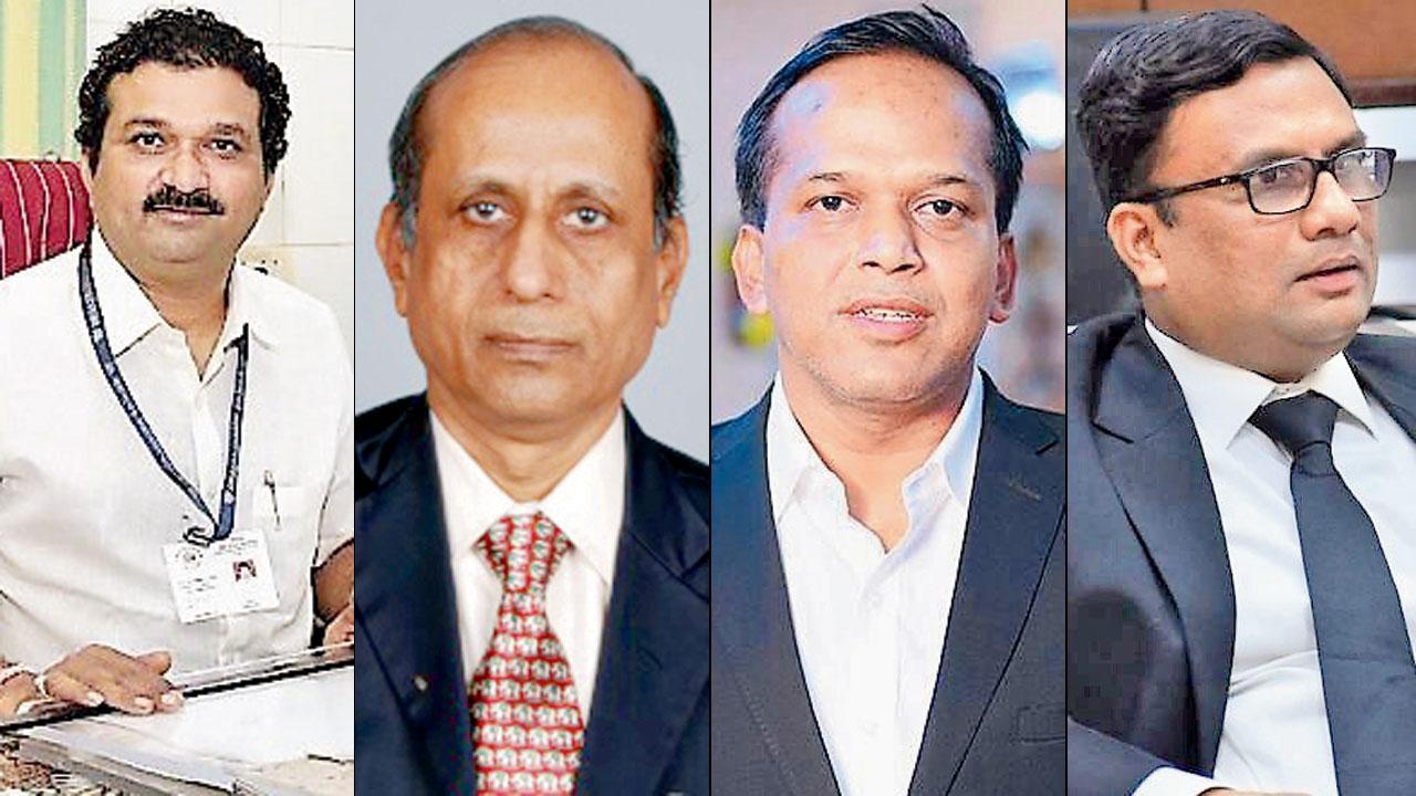 Dr Rajesh Dhere, Dr Pravin Shingare, Adv Dinesh Tiwari and Adv Shreeprasad Parab