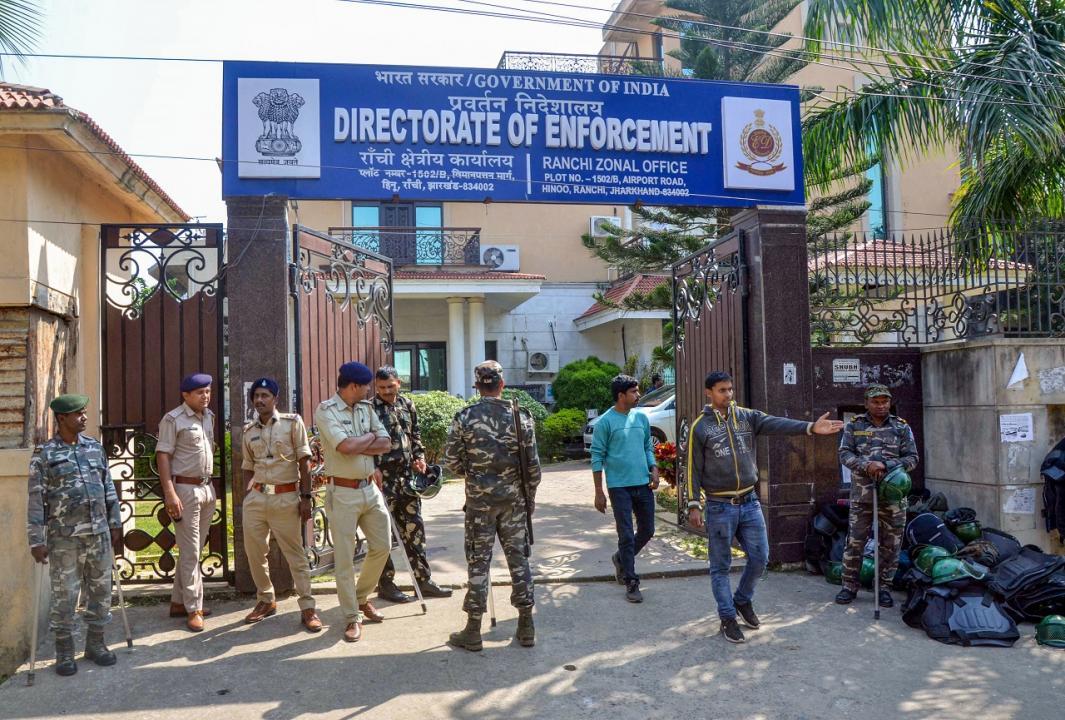 ED raids in Jharkhand, West Bengal in money laundering case