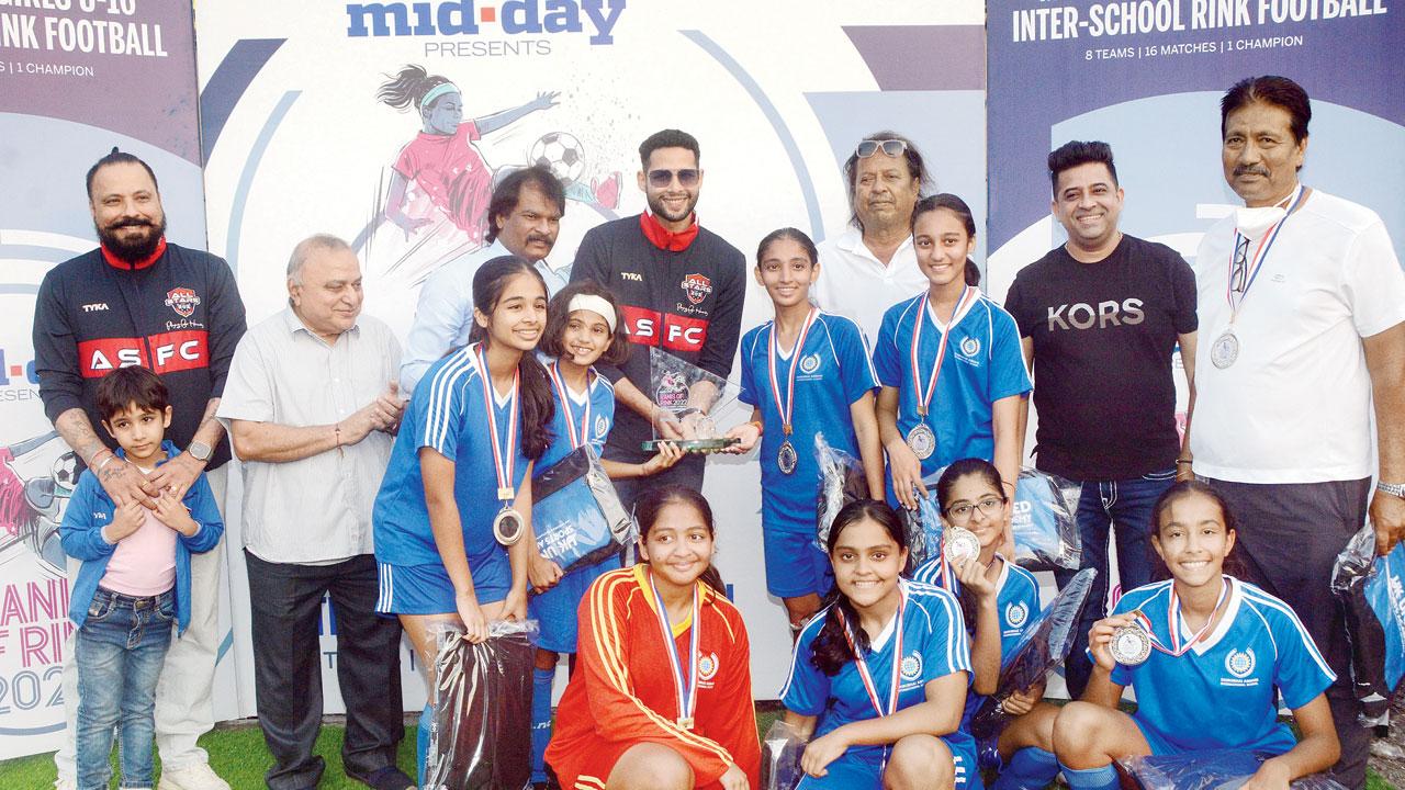 mid-day’s Ranis of Rink silver-medallists Dhirubhai Ambani International, who lost in the final to AVM Juhu on Friday