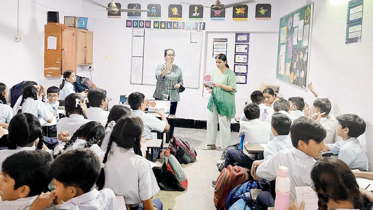 Freed’s school-based workshops in Delhi