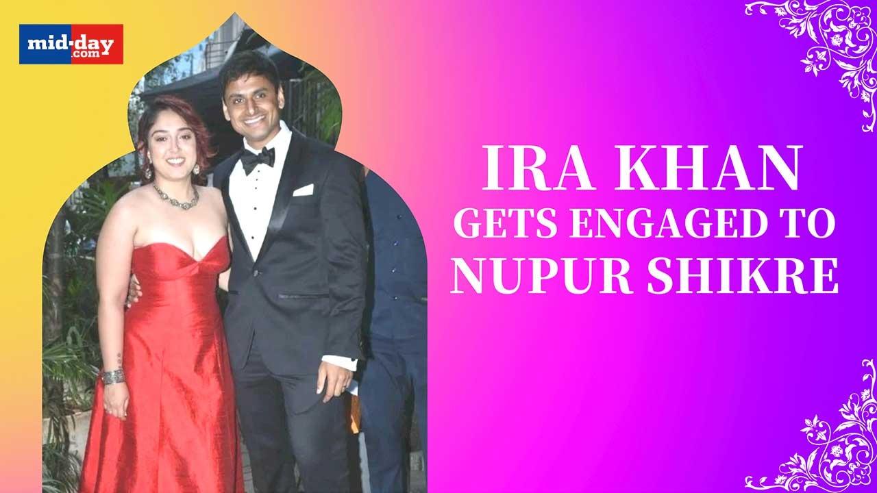 Aamir Khan’s Daughter Ira Khan Gets Engaged To Nupur Shikre In Mumbai