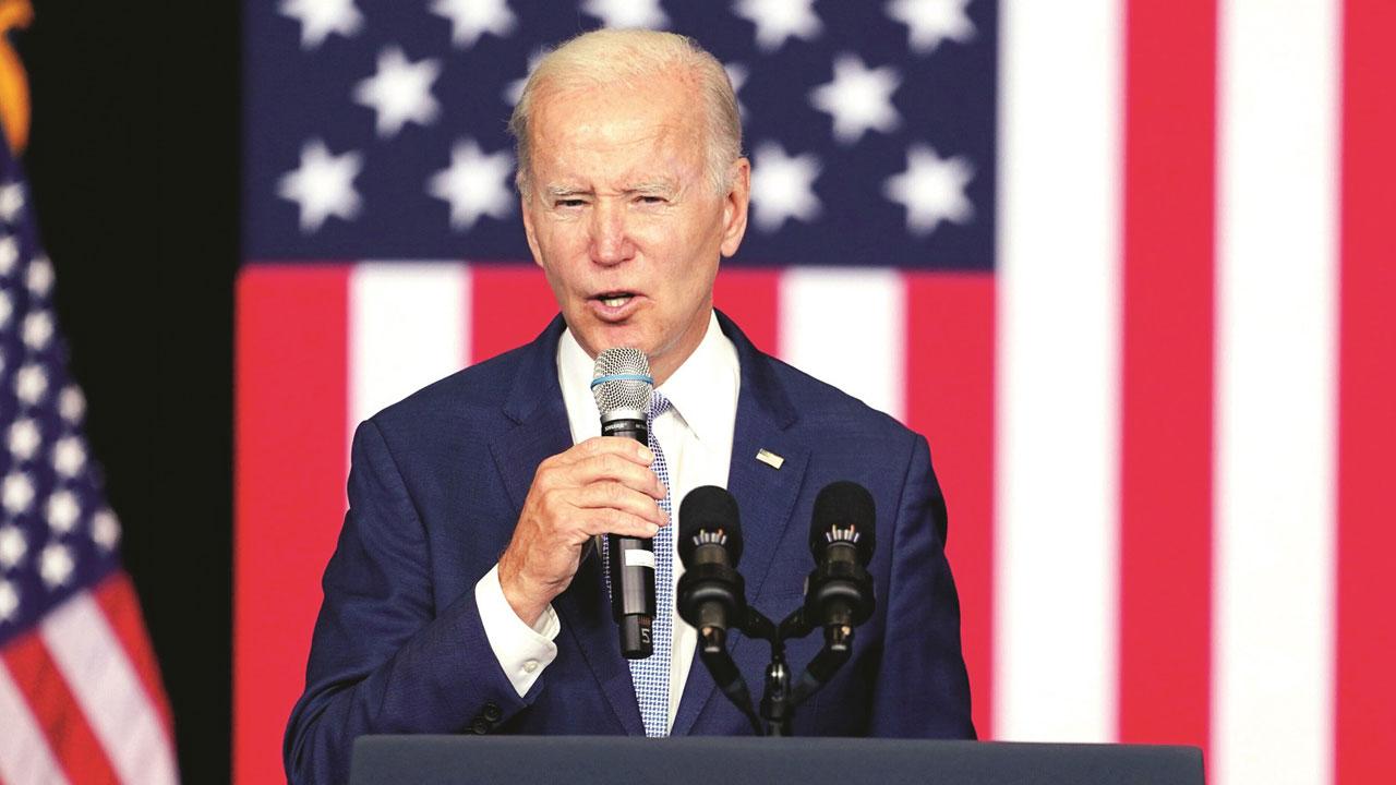 Joe Biden, president, the USA