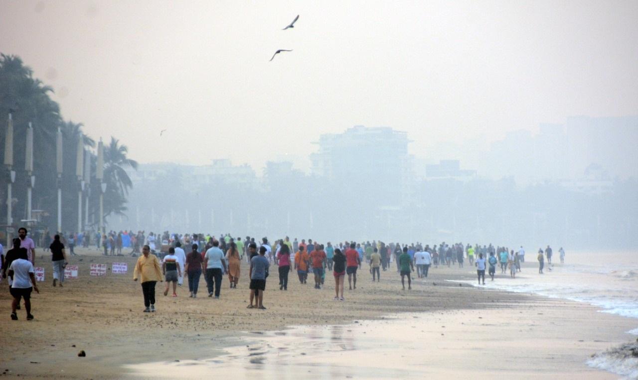 Mumbai's overall Air Quality Index (AQI) remained in the 'moderate' category on Wednesday