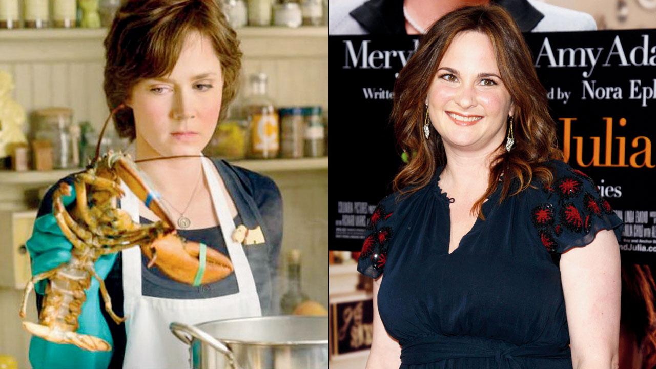 A moment from the film, Julie & Julia; (right) Julia Powell. PICS COURTESY/IMDB.COM, GETTY IMAGES