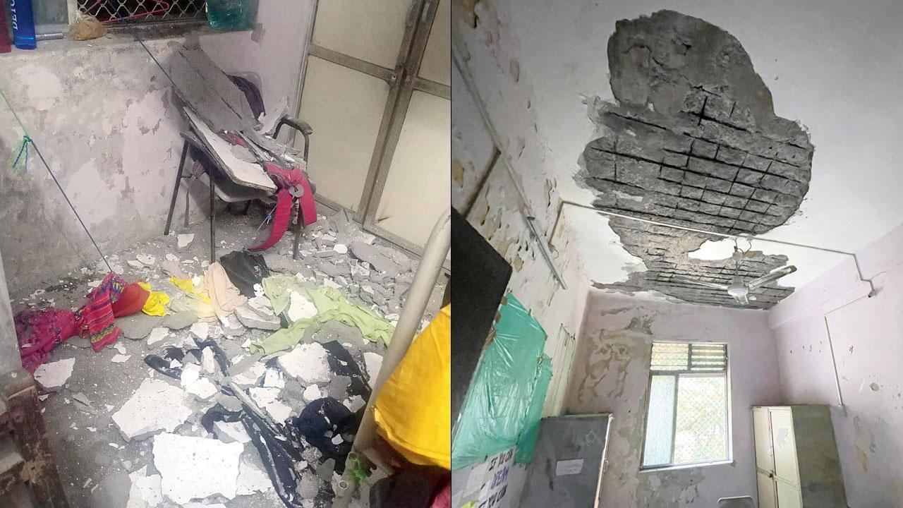 Mumbai: Kitchen staff injured after concrete slab collapses at KEM nursing quarters