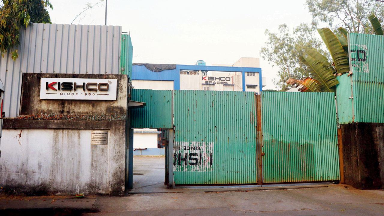 Kishco Pvt Ltd runs film studios on land meant for a manufacturing unit at Charkop, Kandivli. Pics/Anurag Ahire