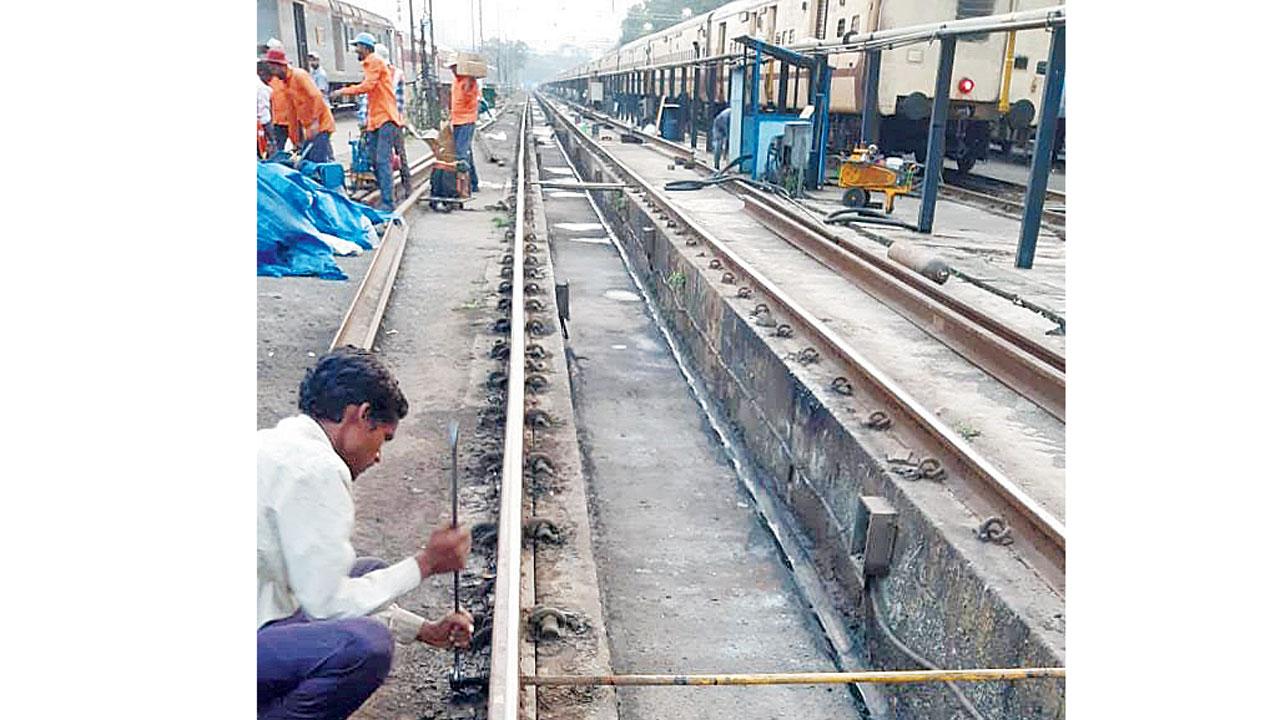 Work underway at LLT, Kurla