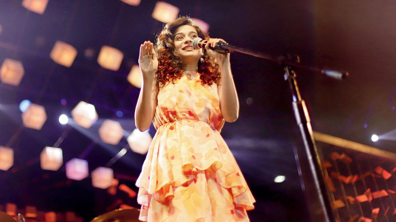 Mithila Palkar at a previous edition of Spoken Fest