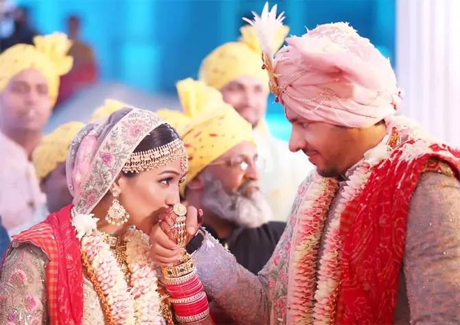 Nihaar Pandya and Neeti Mohan tied the knot on February 15, 2019. The ceremony took place at the magnificent Falaknuma Palace in Hyderabad.