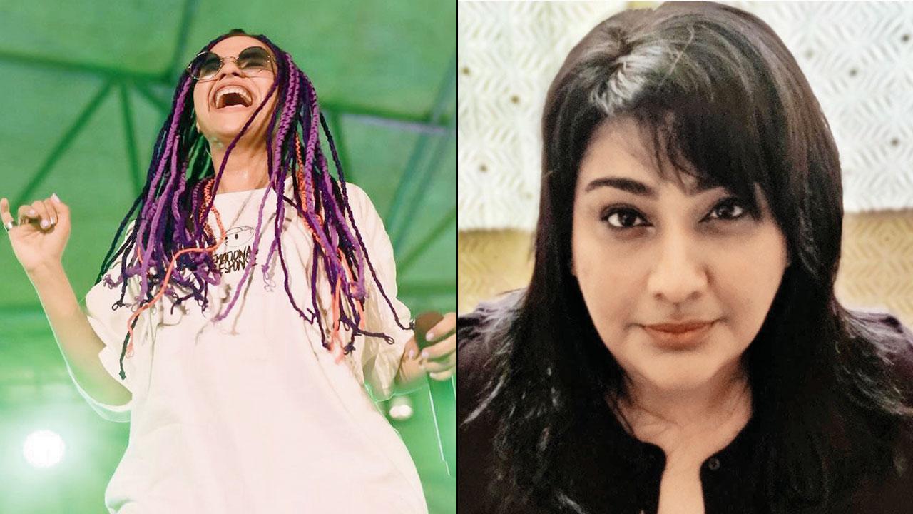 Nikhita Gandhi. Pic Courtesy/Instagram (right) Heena Kriplani