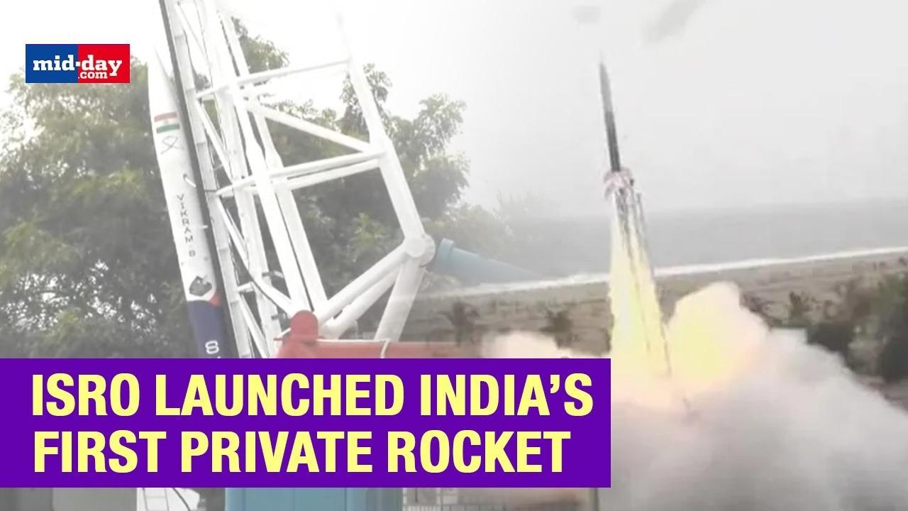 ISRO Launched India’s First Private Rocket, Vikram S In Sriharikota