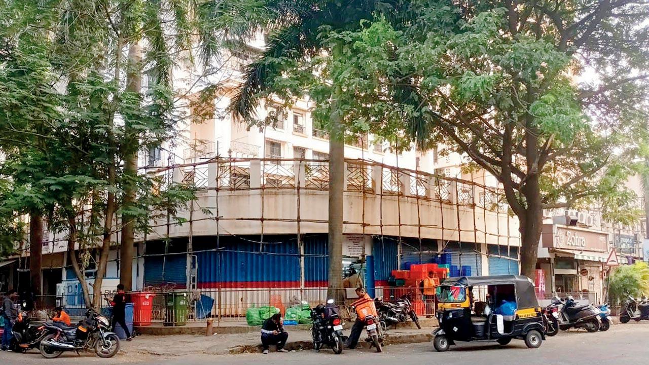 Rao Junior College, Kharghar. The place is now shut. Pic/Sumeet Renose