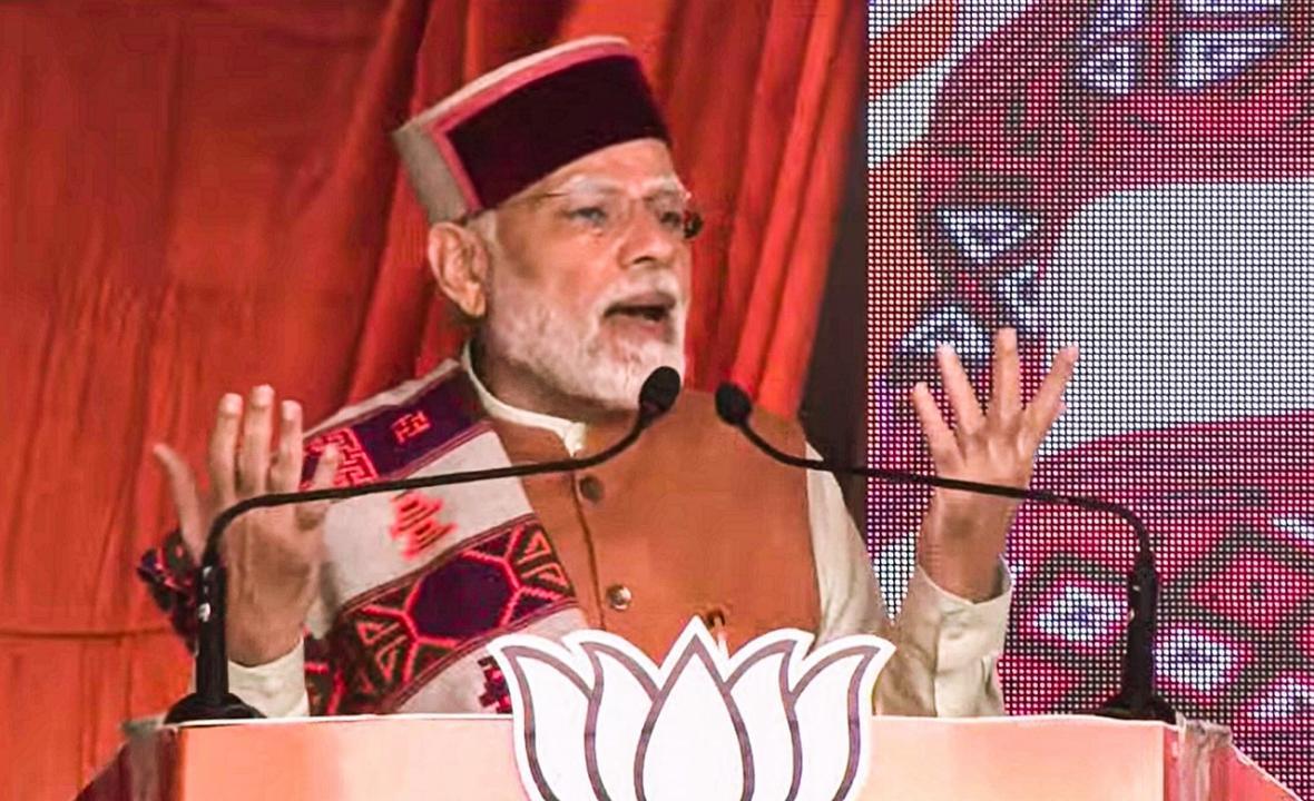 Congress can never give stable govt to Himachal Pradesh, says PM Modi at Chambi