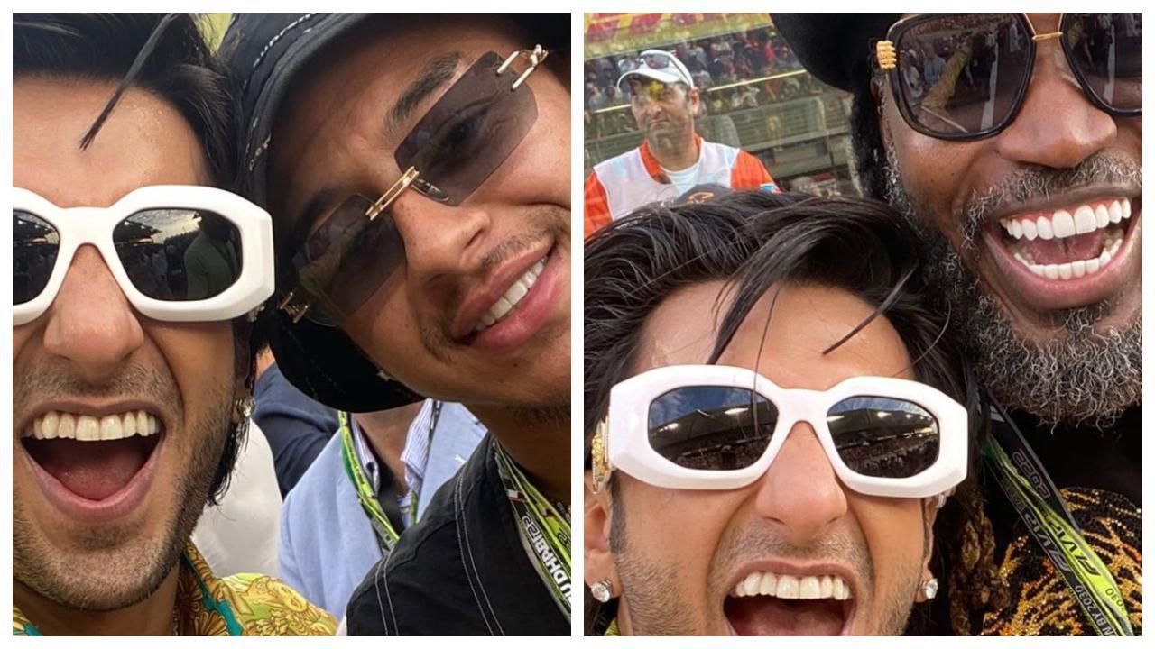 Ranveer Singh's tryst with international celebrities at Formula One Abu Dhabi GP