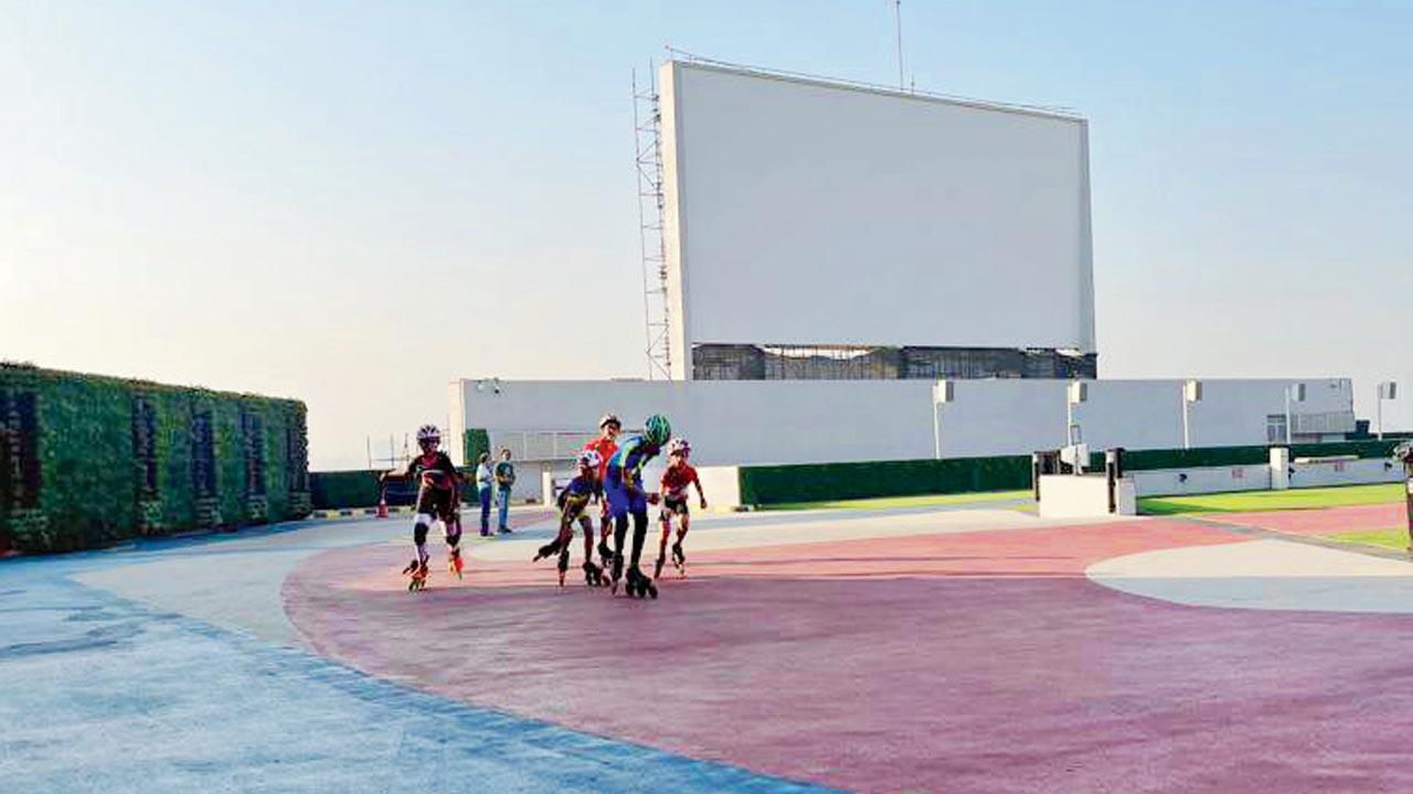 The rooftop at Jio World Drive-in will serve as the venue for today’s race