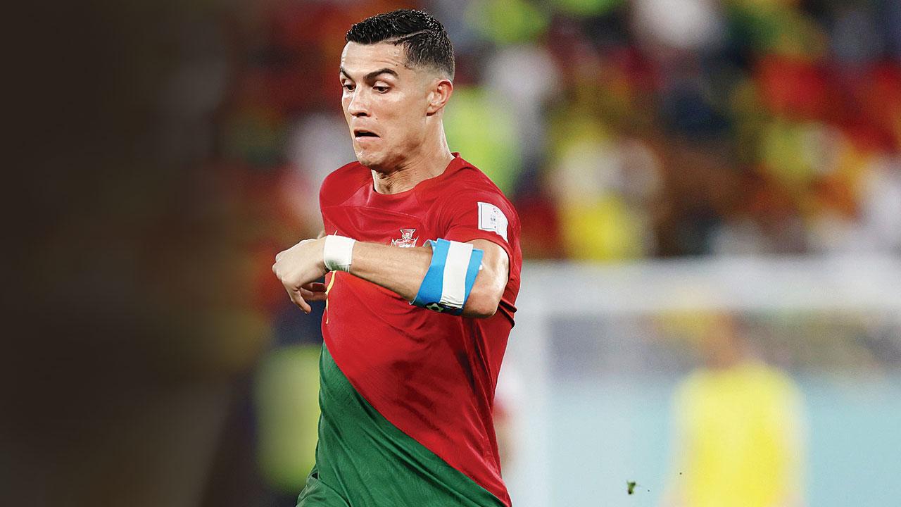 Skipper Cristiano Ronaldo during Portugal’s match against Ghana on Thursday. Pic/Getty Images