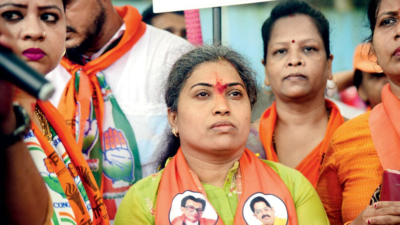 Rutuja Latke, Thackeray Sena’s candidate for the bypoll. File pic
