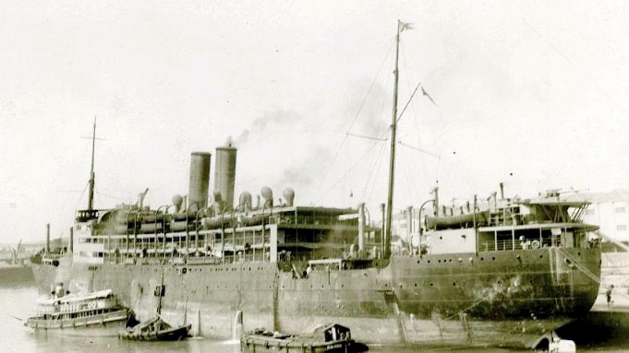 The SS Tilawa vessel. Pic Courtesy/tilawa1942.com