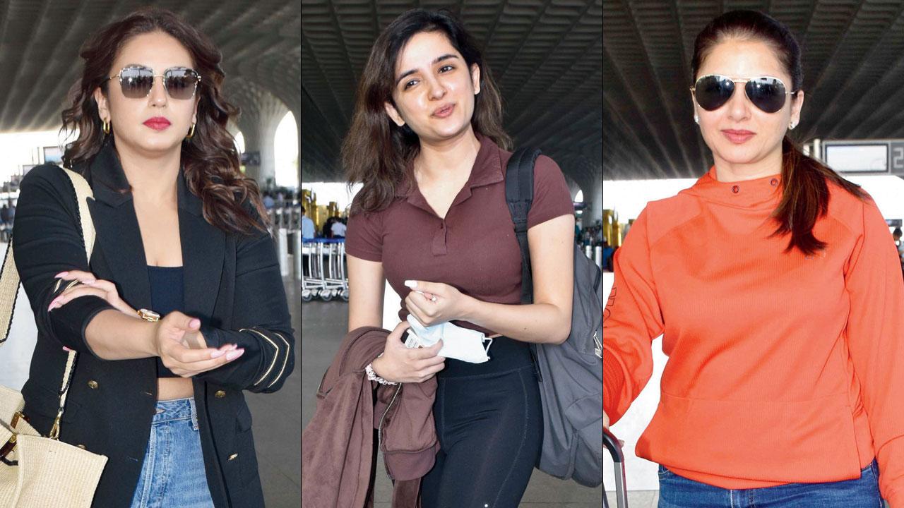 Huma Qureshi, Shirley Setia, Bhagyashree