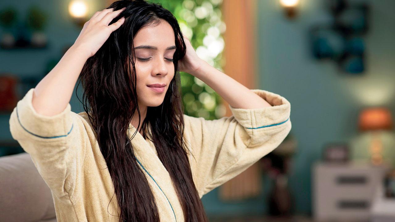 Oil your hair twice or thrice a week use a leave-in serum to keep sun damage and pollution away