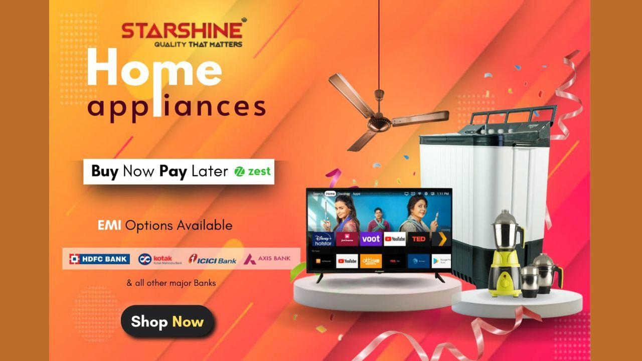 Starshine Home Appliances to Reach Households in Budget-Friendly Prices with unique features & ease of use