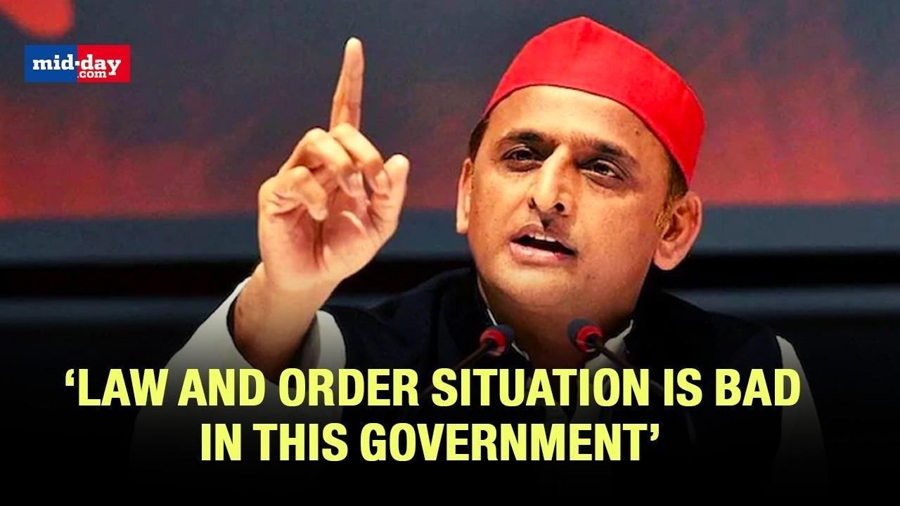 Law and Order Situation Is Bad: Akhilesh Yadav Criticizes BJP Govt In UP