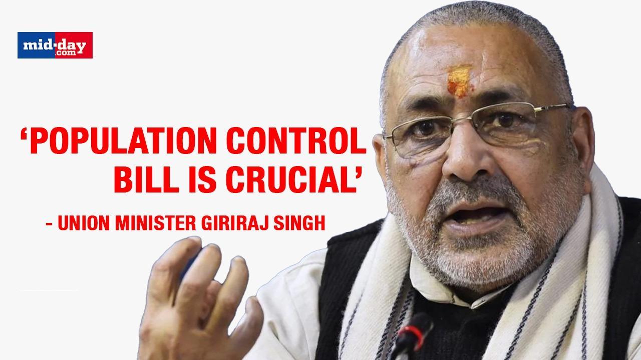 ‘Population Control Bill Is Crucial, We've Limited Resources’- Giriraj Singh