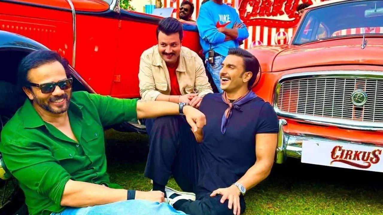 A colourful new poster of Ranveer Singh-starrer 'Cirkus' directed by Rohit Shetty, gives an insight into the actor's double role in the film. Read full story here