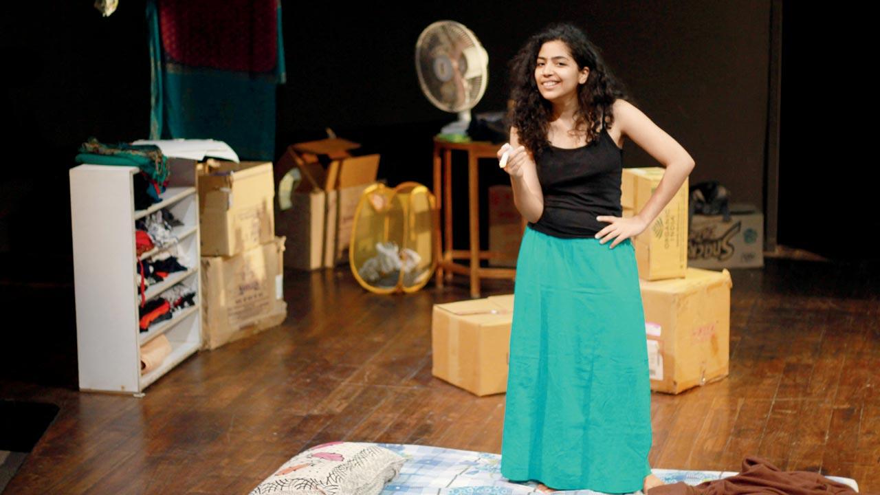 An actor performs at The Show at Thespo in December 2016
