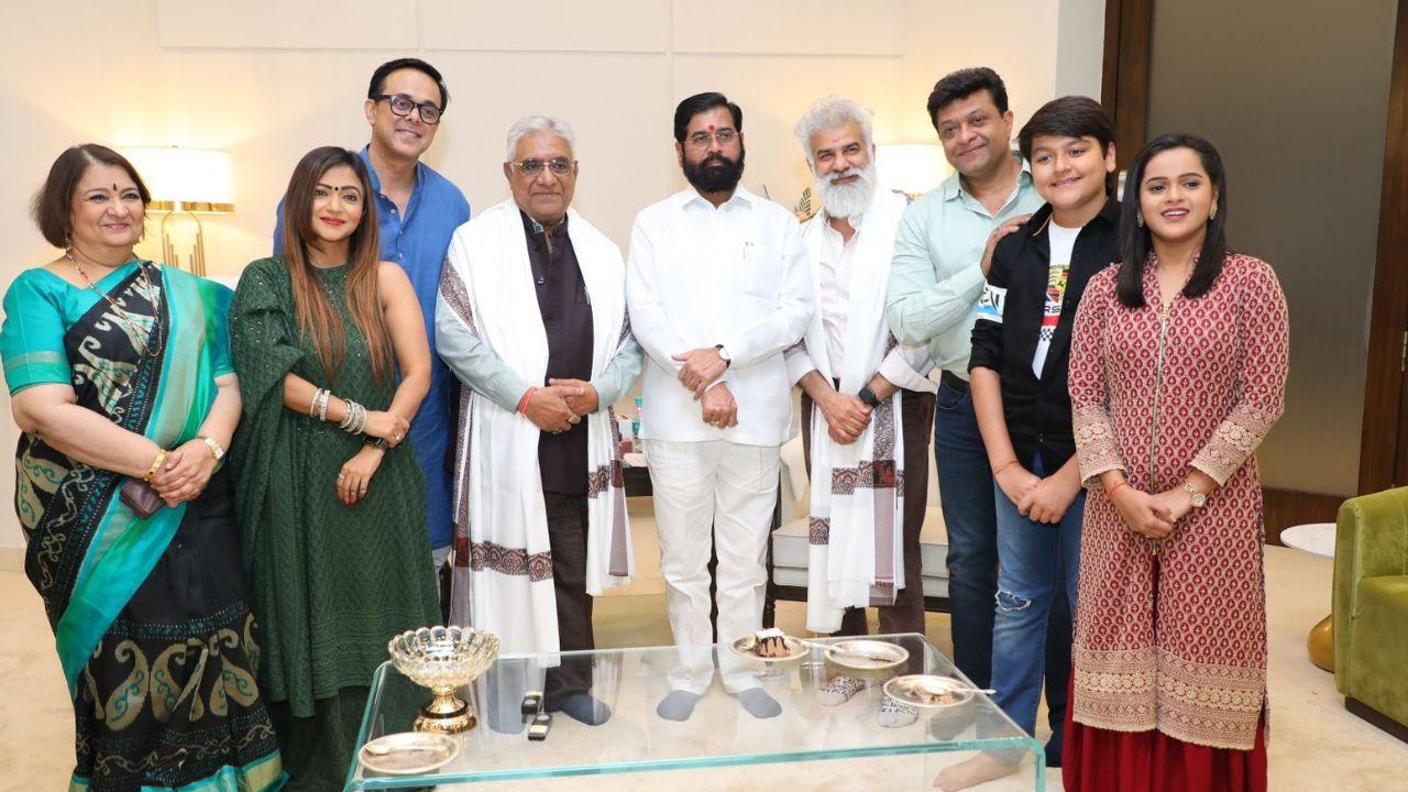 Wagle Ki Duniya's cast meets Maharashtra CM Eknath Shinde