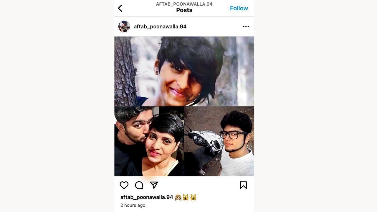 Shraddha Walkar, 27, met Aftab Poonawala, 28, on a dating app in 2019