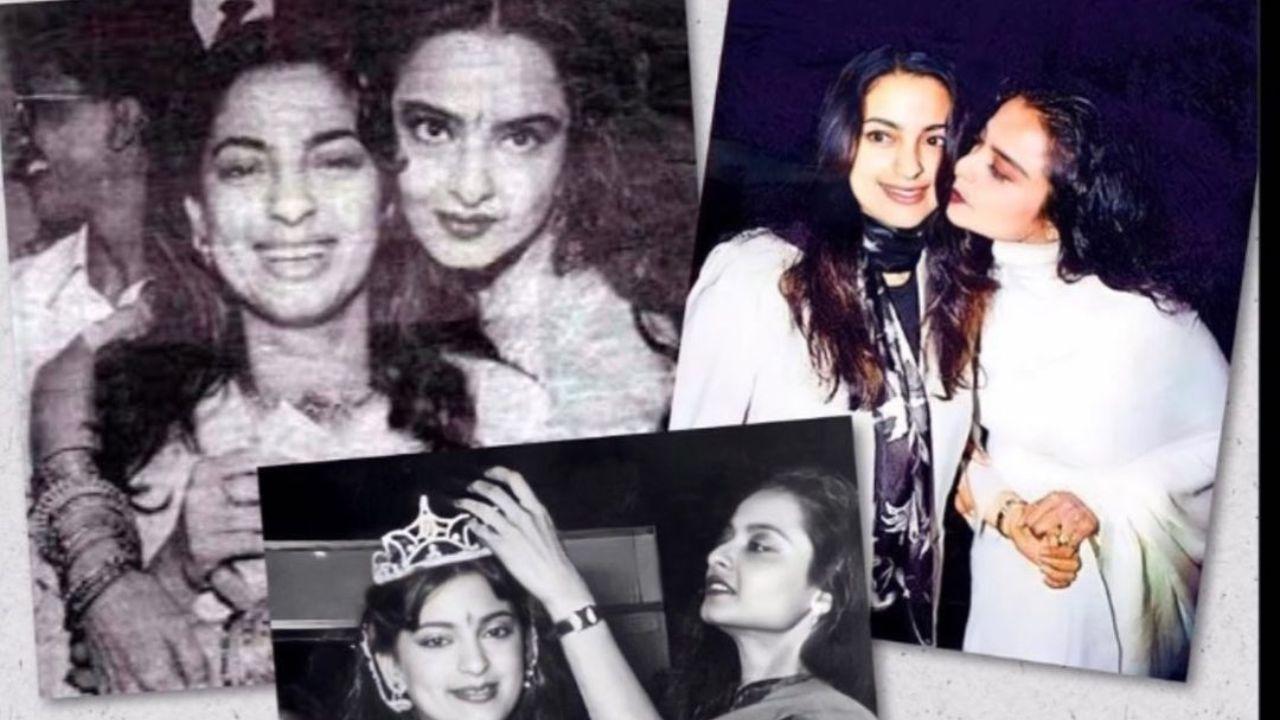 On the occasion of the ageless Rekha's birthday, Juhi posted stating, 