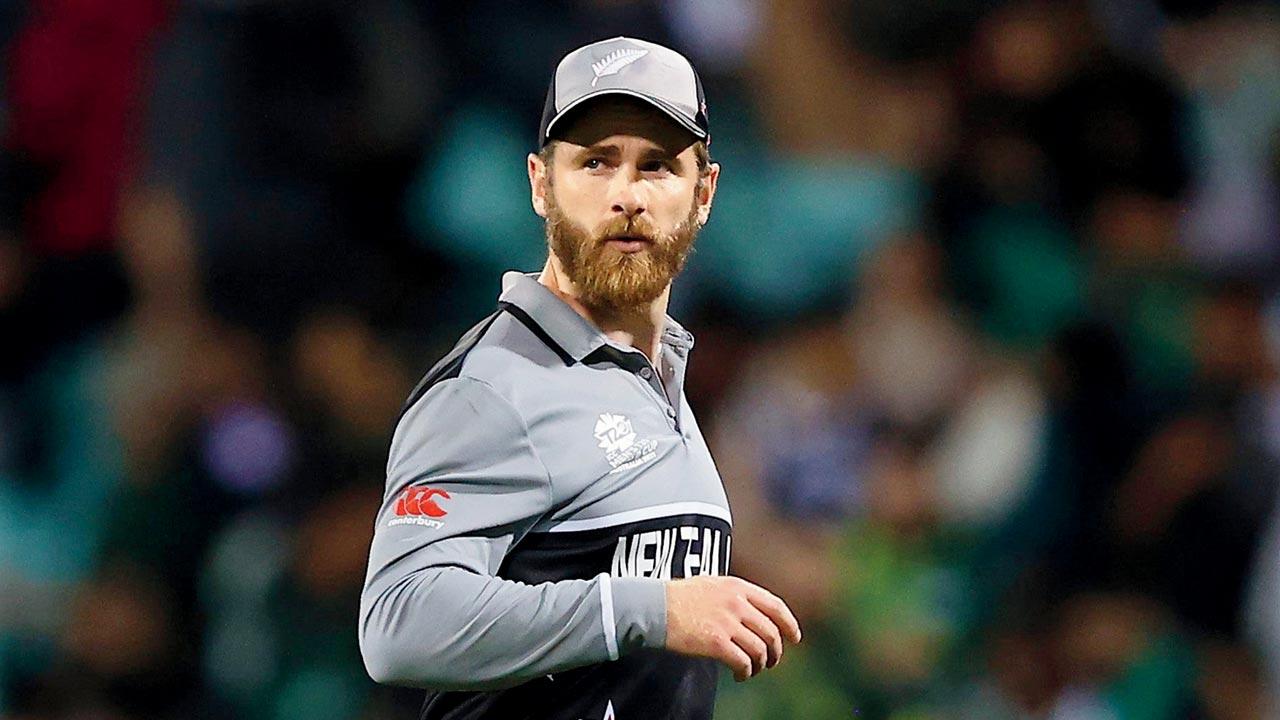 NZ skipper Kane Williamson wears a dejected look after the defeat